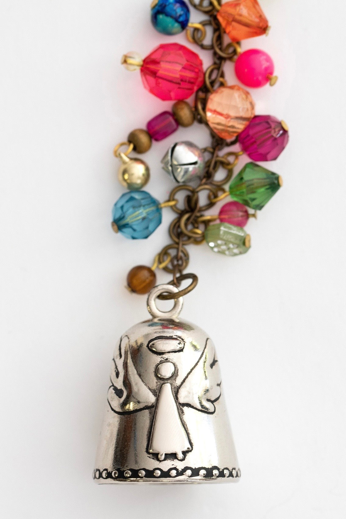 Natural Life Blessing Bell Car Charm