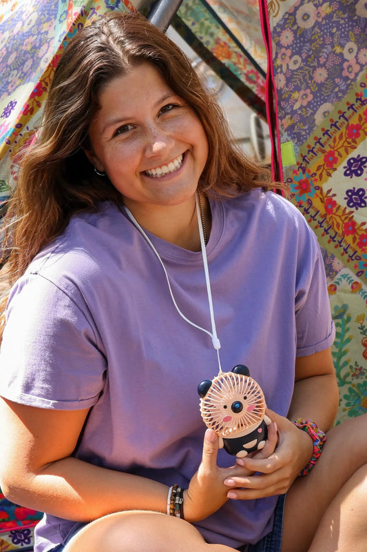 Natural Life Portable Bear Fan- USB Rechargeable