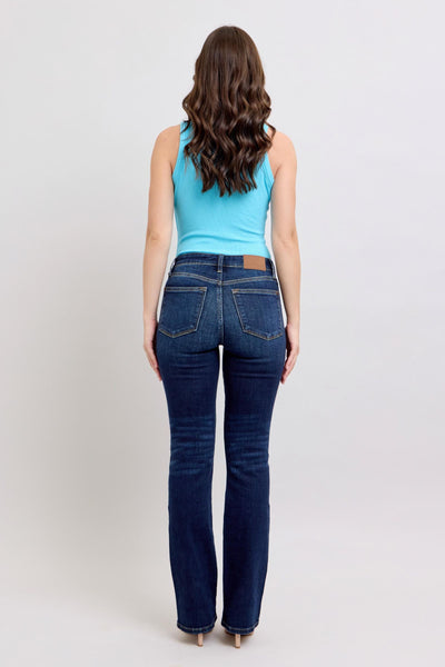 Judy Blue Dark Wash Bootcut Mid-Rise Jeans