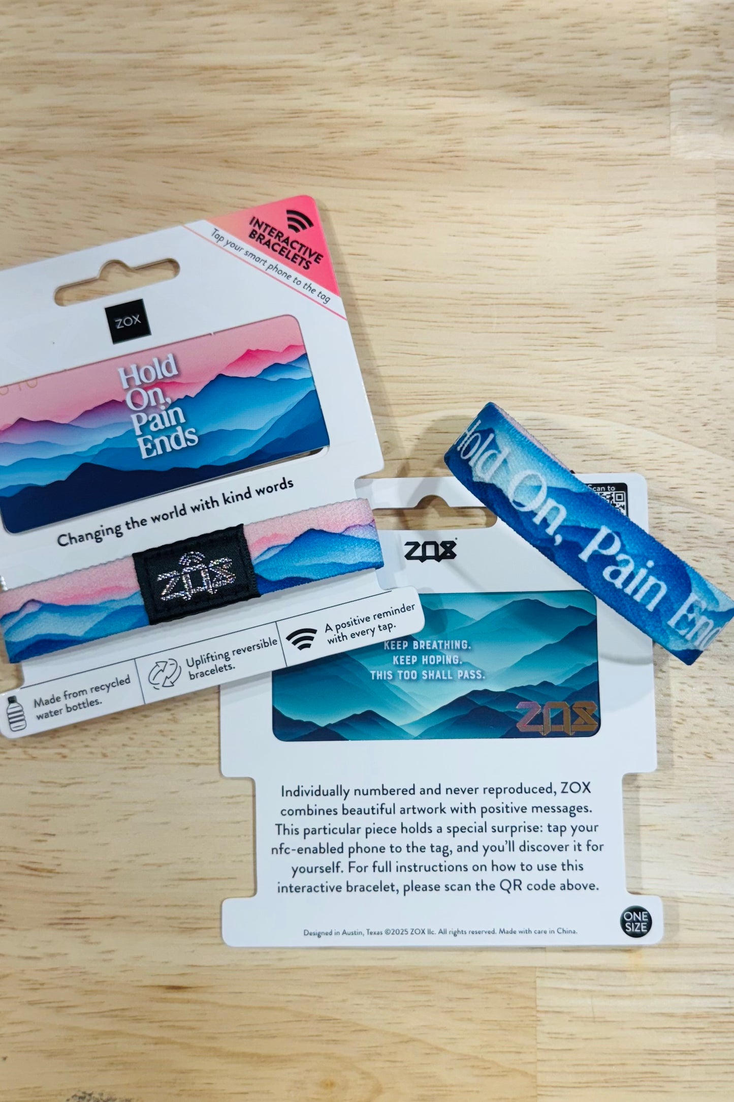 Zox Interactive Affirmation Bracelets
