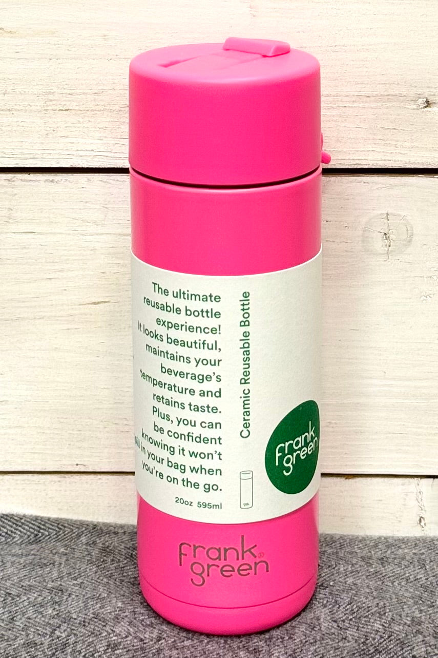20 oz Frank Green Reusable Bottle with Ceramic Lining- HALF PRICE SUMMER SALE