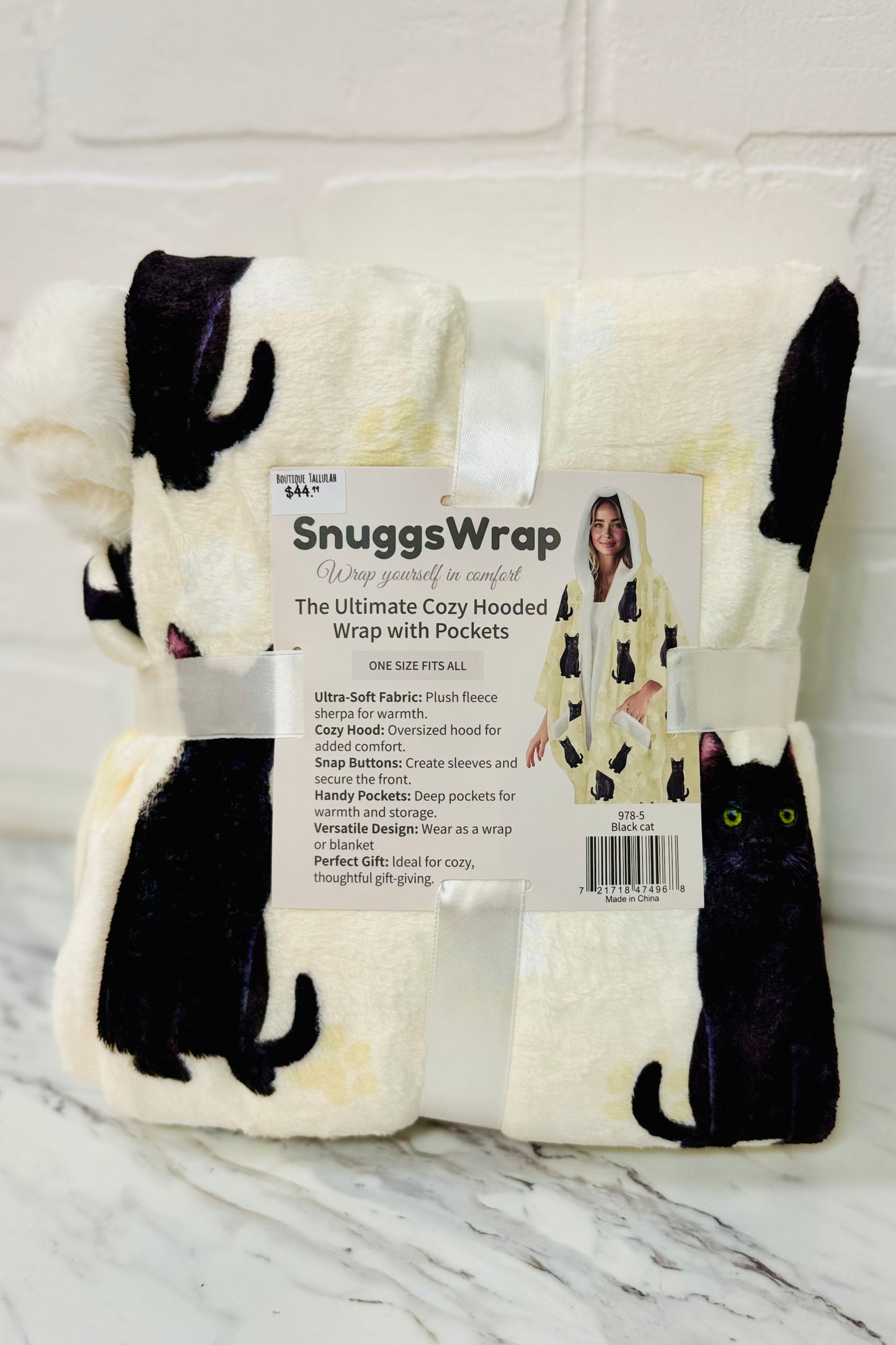 Snuggs Cozy Hooded Wrap with Pockets- Favorite Pet Breeds Edition