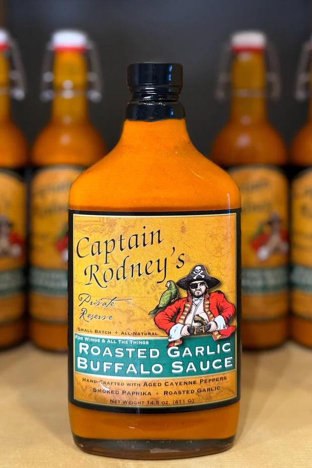 Captain Rodney's Roasted Garlic Buffalo Sauce