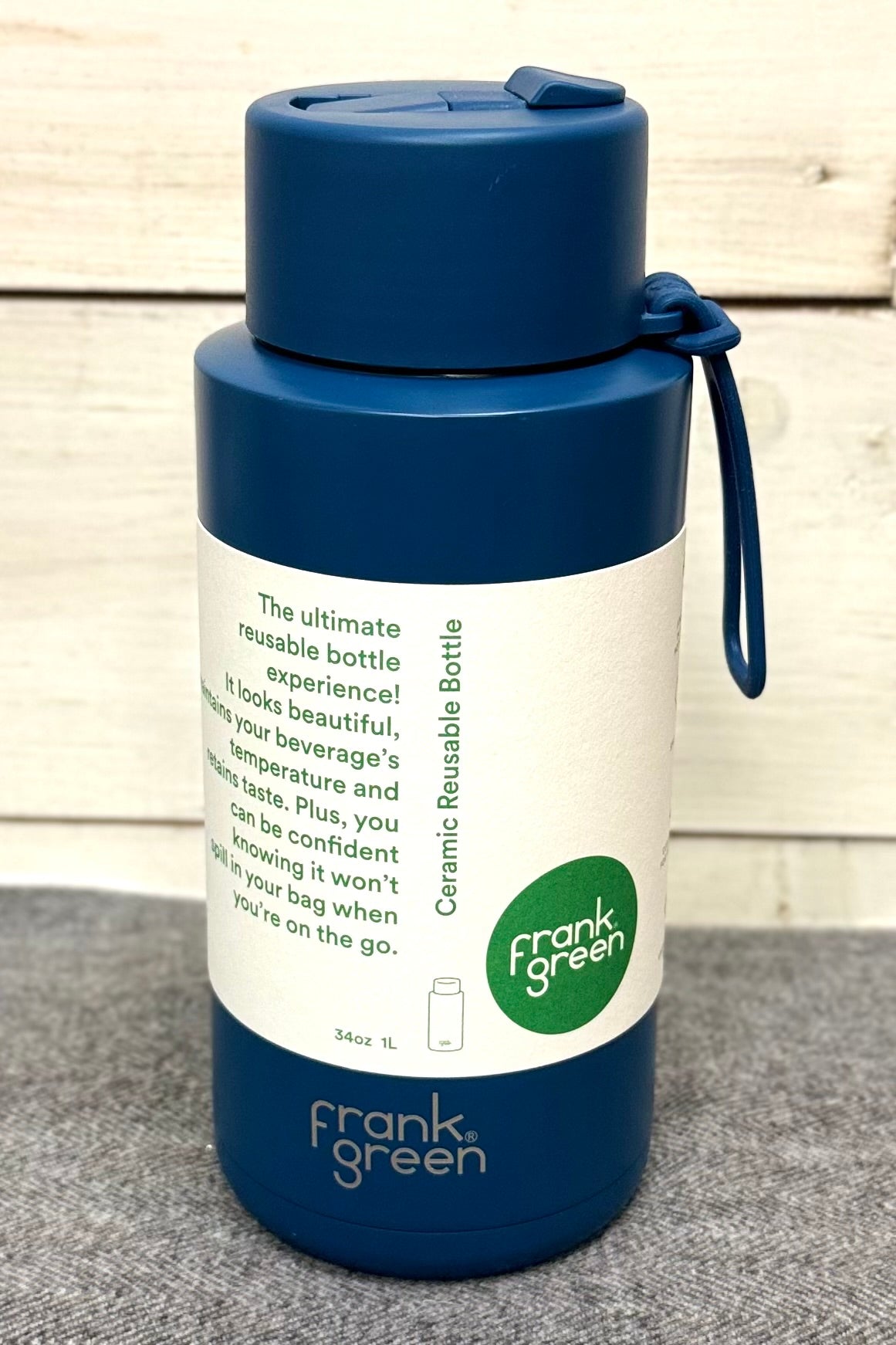 34 oz Frank Green Reusable Bottle with Ceramic Lining- HALF PRICE SUMMER SALE!
