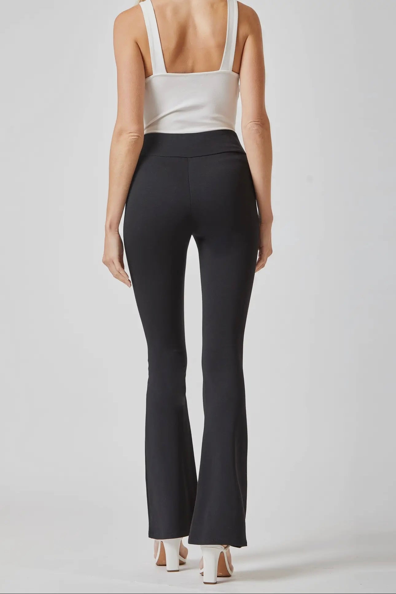 Magic High Waisted Flare Pant in Black