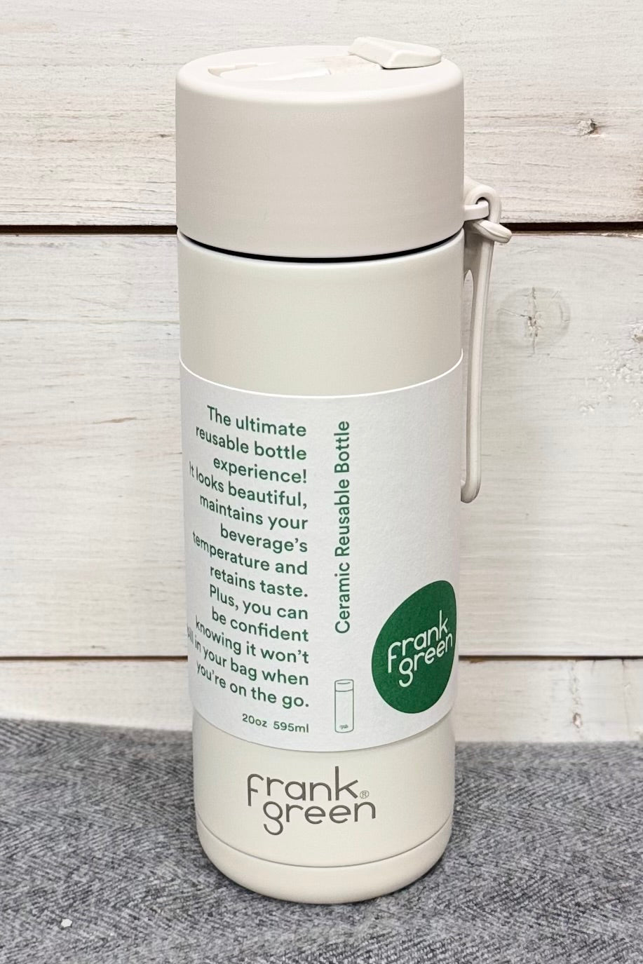 20 oz Frank Green Reusable Bottle with Ceramic Lining- HALF PRICE SUMMER SALE