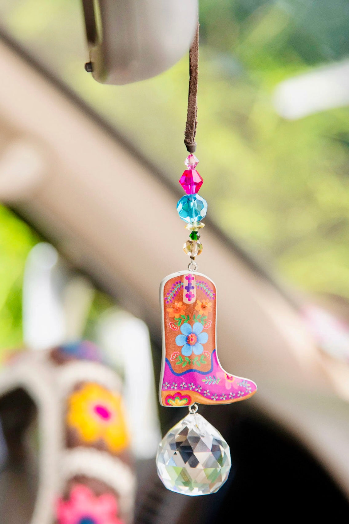 Natural Life Sun Catcher Car Charm- Boot