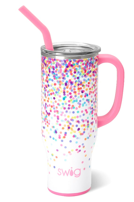 Swig Confetti 30 oz. Mega Mug with Handle