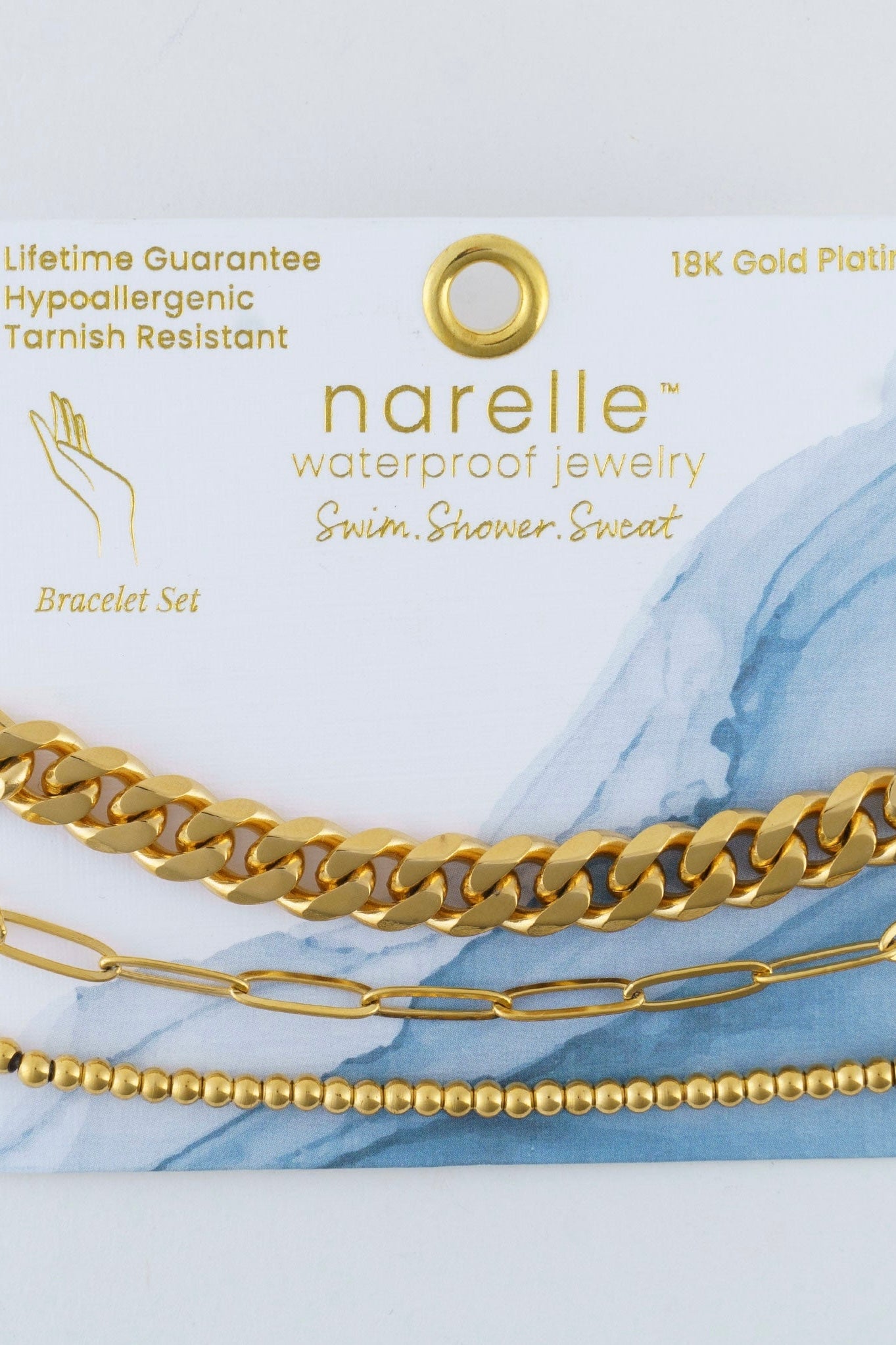 Narelle Waterproof Jewelry- Bracelet Trio Collection