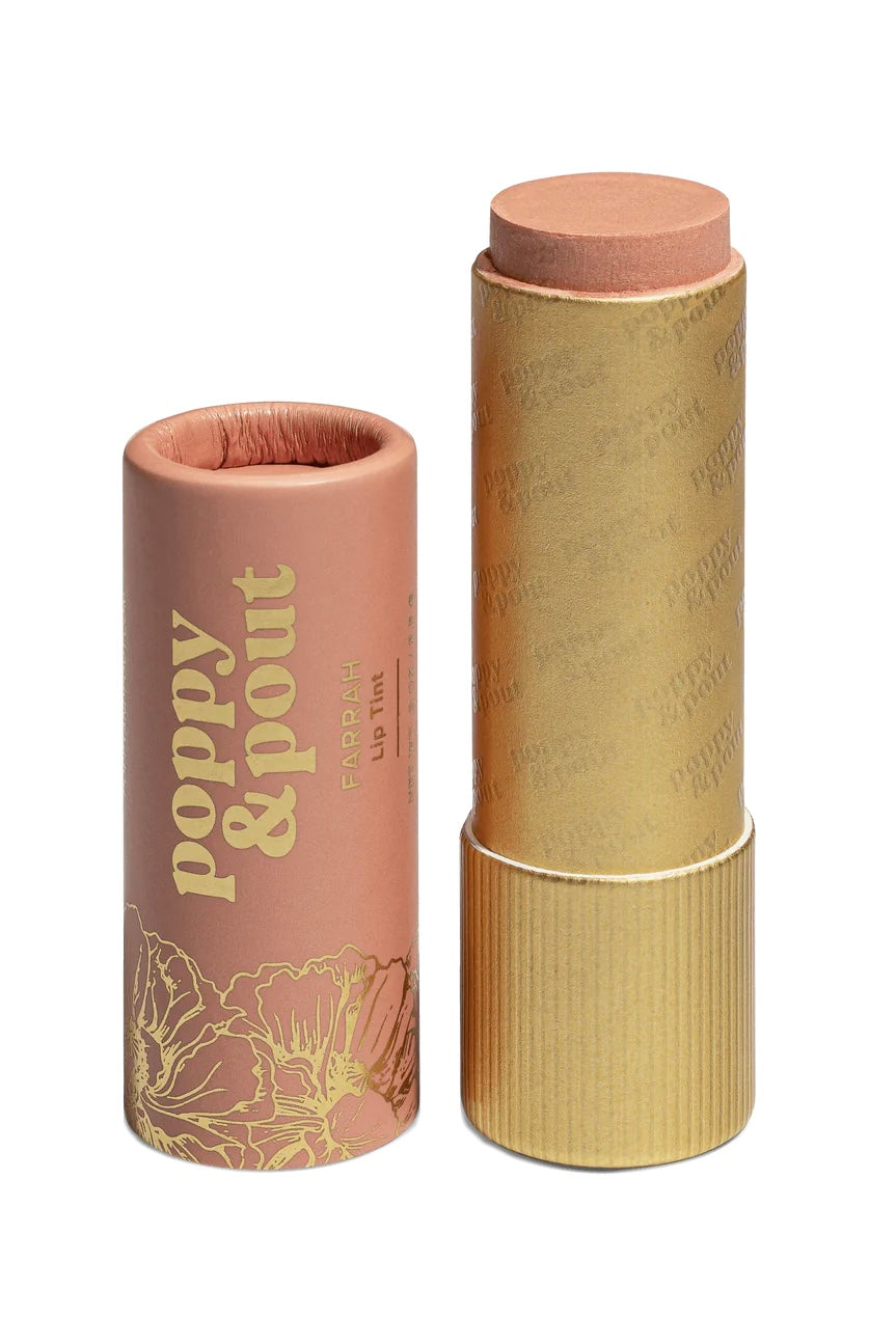 Poppy & Pout Farrah Tinted Sweet Mint Premium Organic Lip Balm