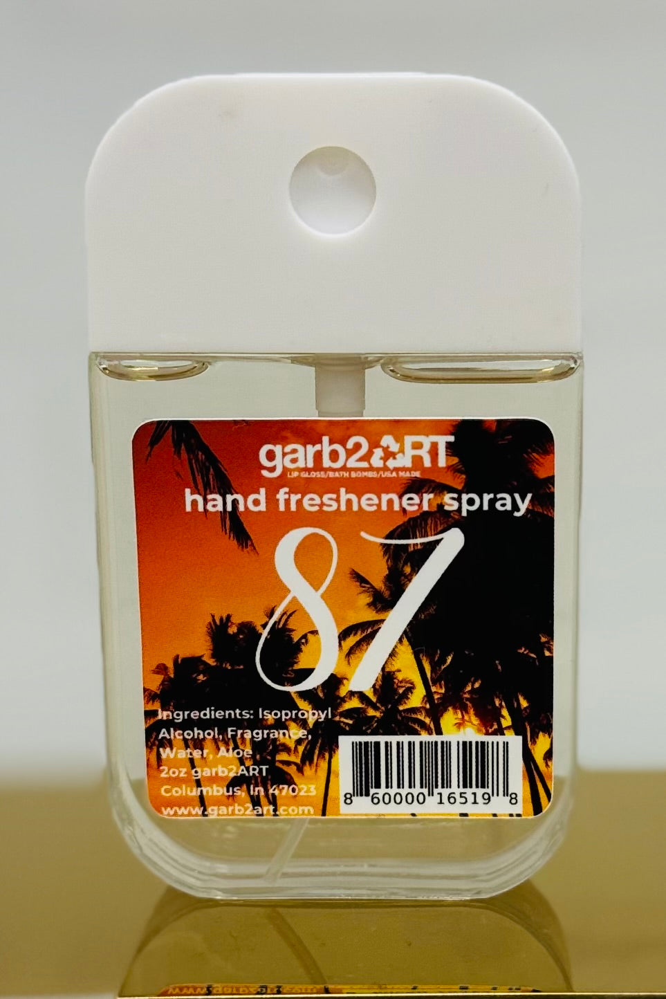 garb2ART Luxury Hand Freshener Spray Collection