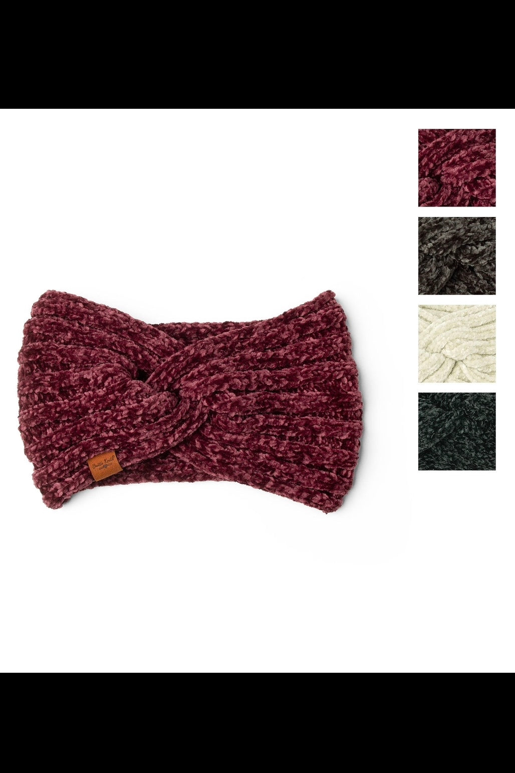 Britt’s Knits Buttery Chenille Beyond Soft Headwarmer (Choose from 4 colors)