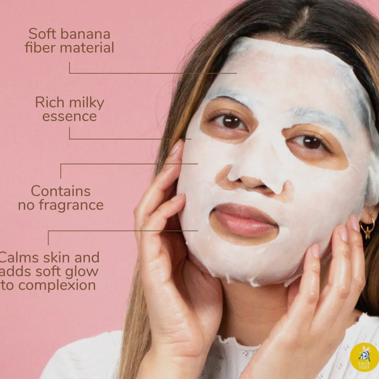 FaceTory Oats My Bananas Soothing & Protecting Sheet Mask- Korean Beauty