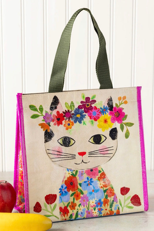 Natural Life Insulated Lunch Bag- Cat