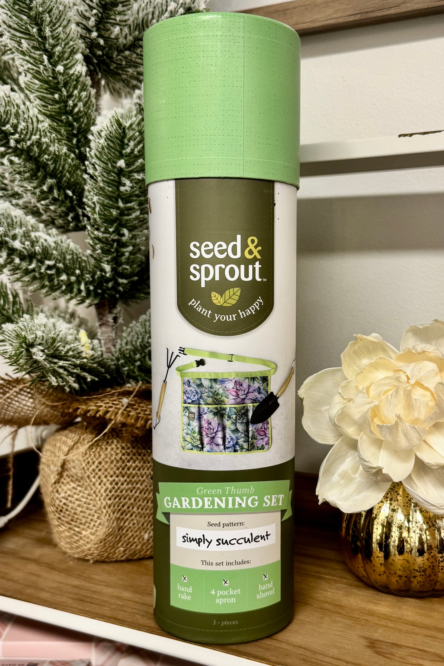 Seed & Sprout 3 Piece Gardening Set