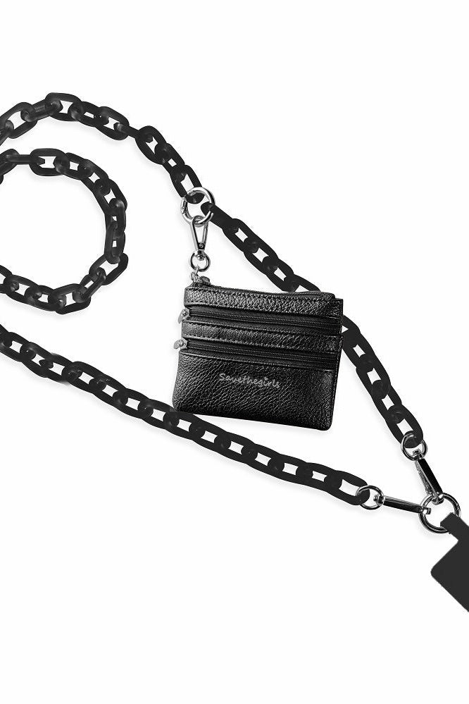 Clip & Go Ice Chain Phone Crossbody with Pouch Wallet by Save the Girls (Choose from 4 colors)