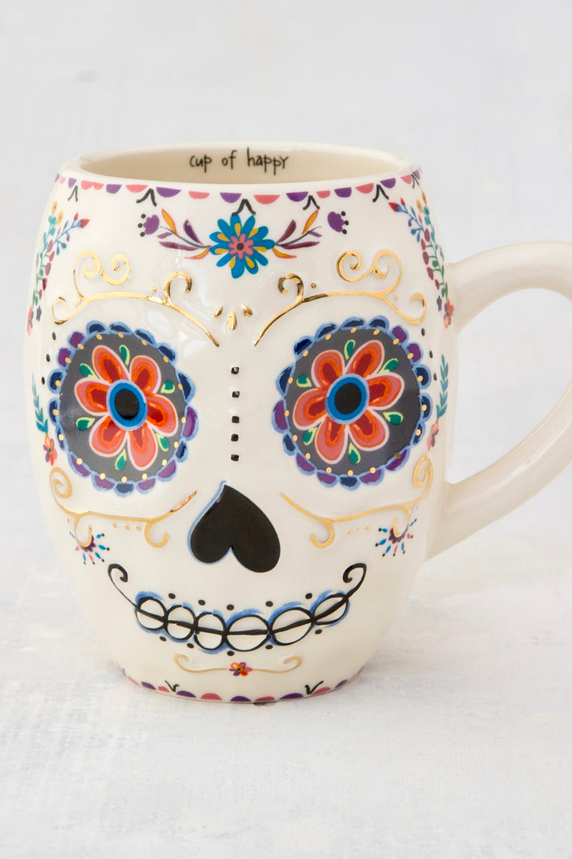 Natural Life Folk Art Coffee Mug- Coco the Sugar Skull