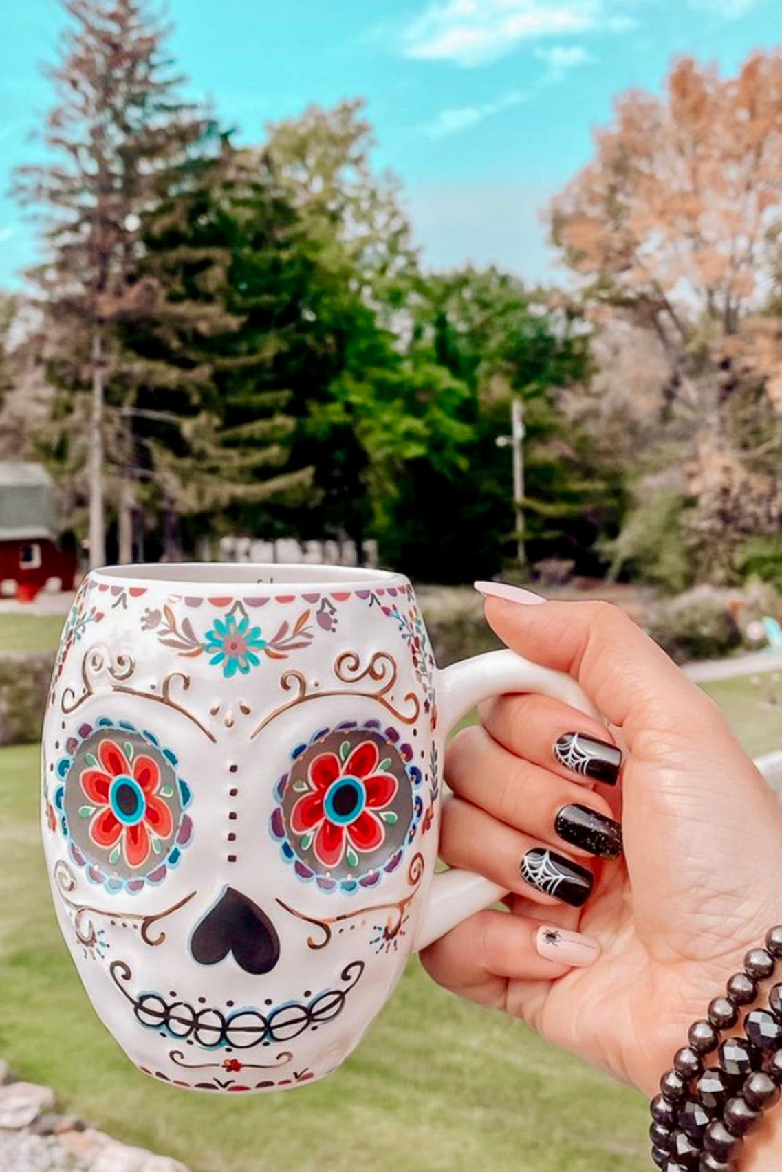 Natural Life Folk Art Coffee Mug- Coco the Sugar Skull