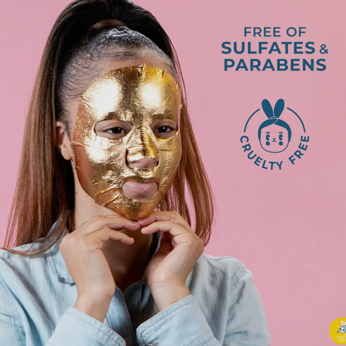FaceTory Be Bright Be You Gold Foil Sheet Mask - Korean Beauty