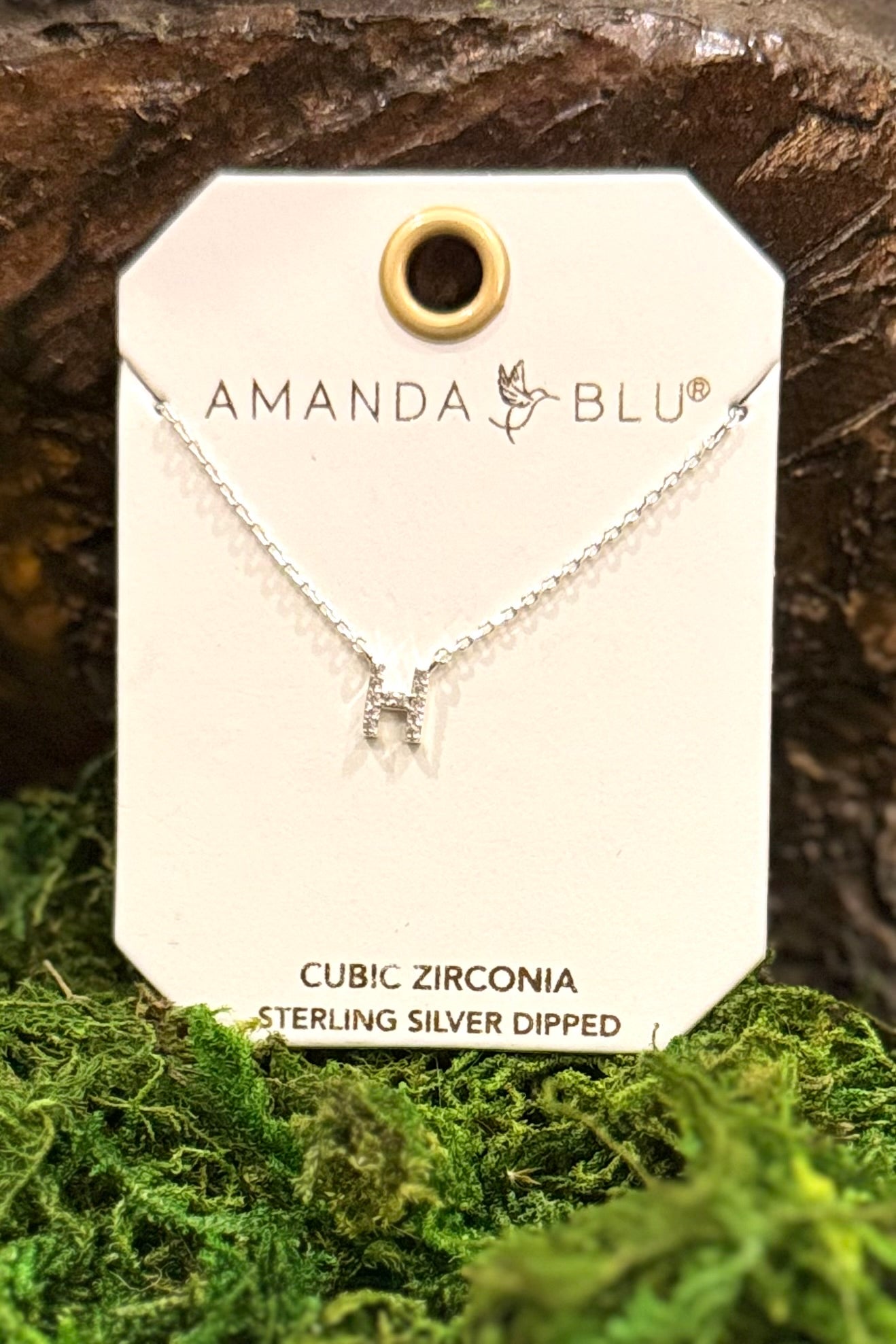 Amanda Blu Initial Necklace in Silver
