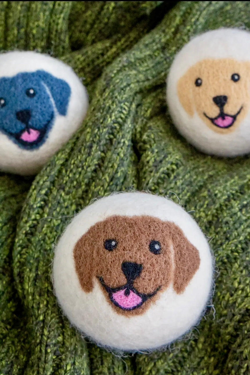 Eco Friendly Wool Dryer Balls by Friendsheep dogs