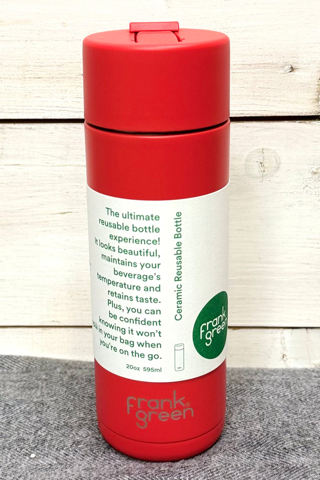 20 oz Frank Green Reusable Bottle with Ceramic Lining- HALF PRICE SUMMER SALE