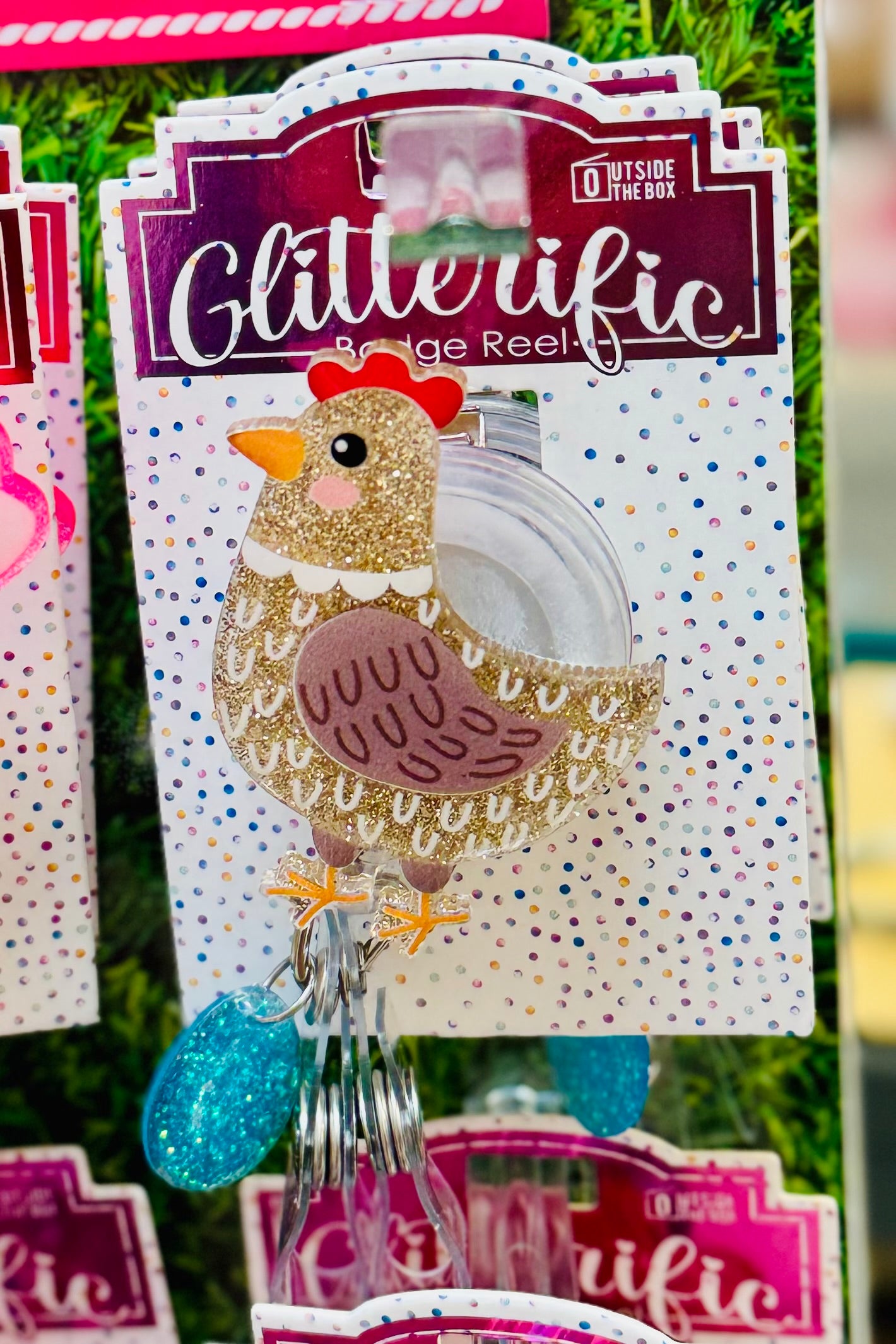 Glitterific Badge Reel