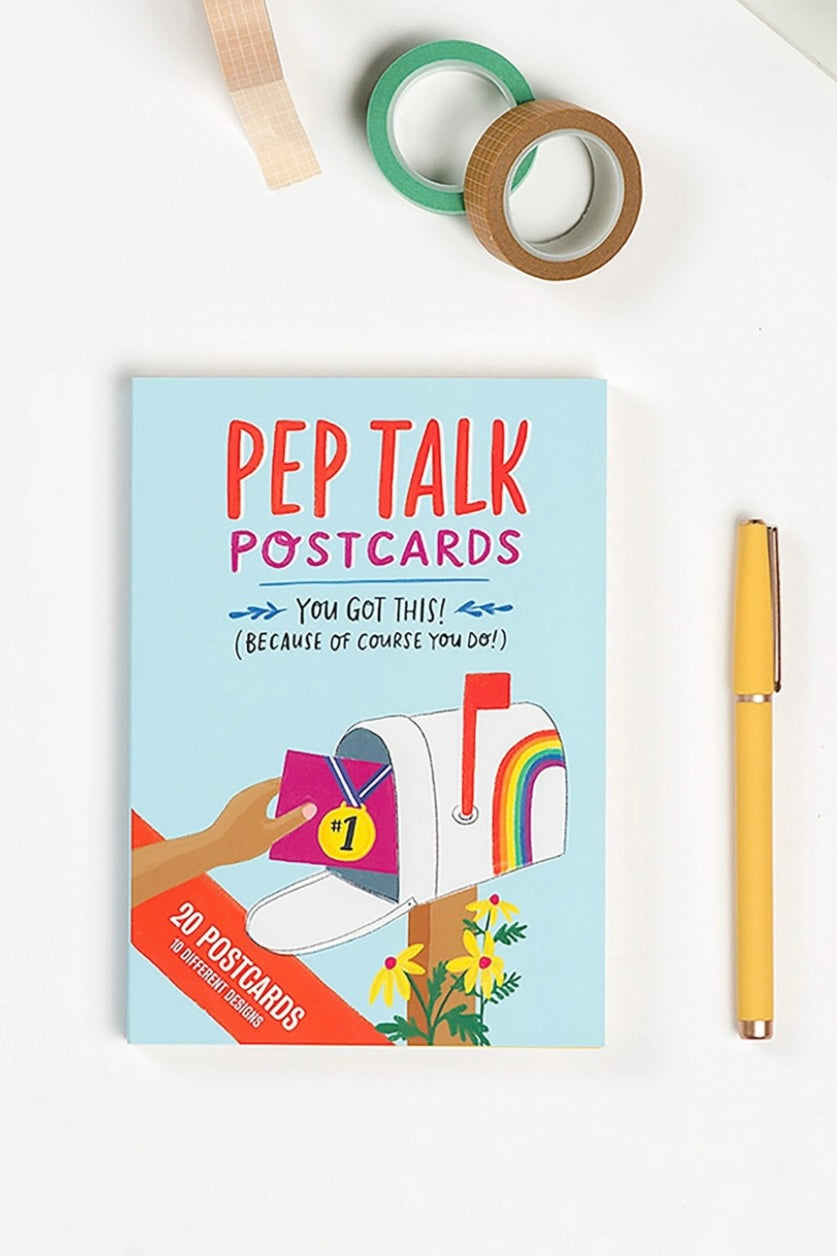 Pep Talk Postcards by Em & Friends- set of 20