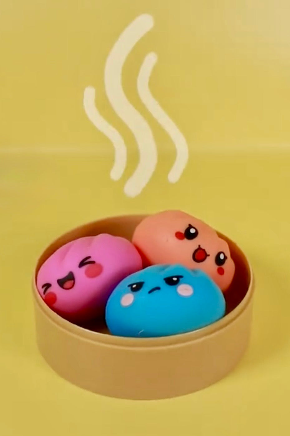 ORB Easy Sqweezy Dumplings Triplets Squishy