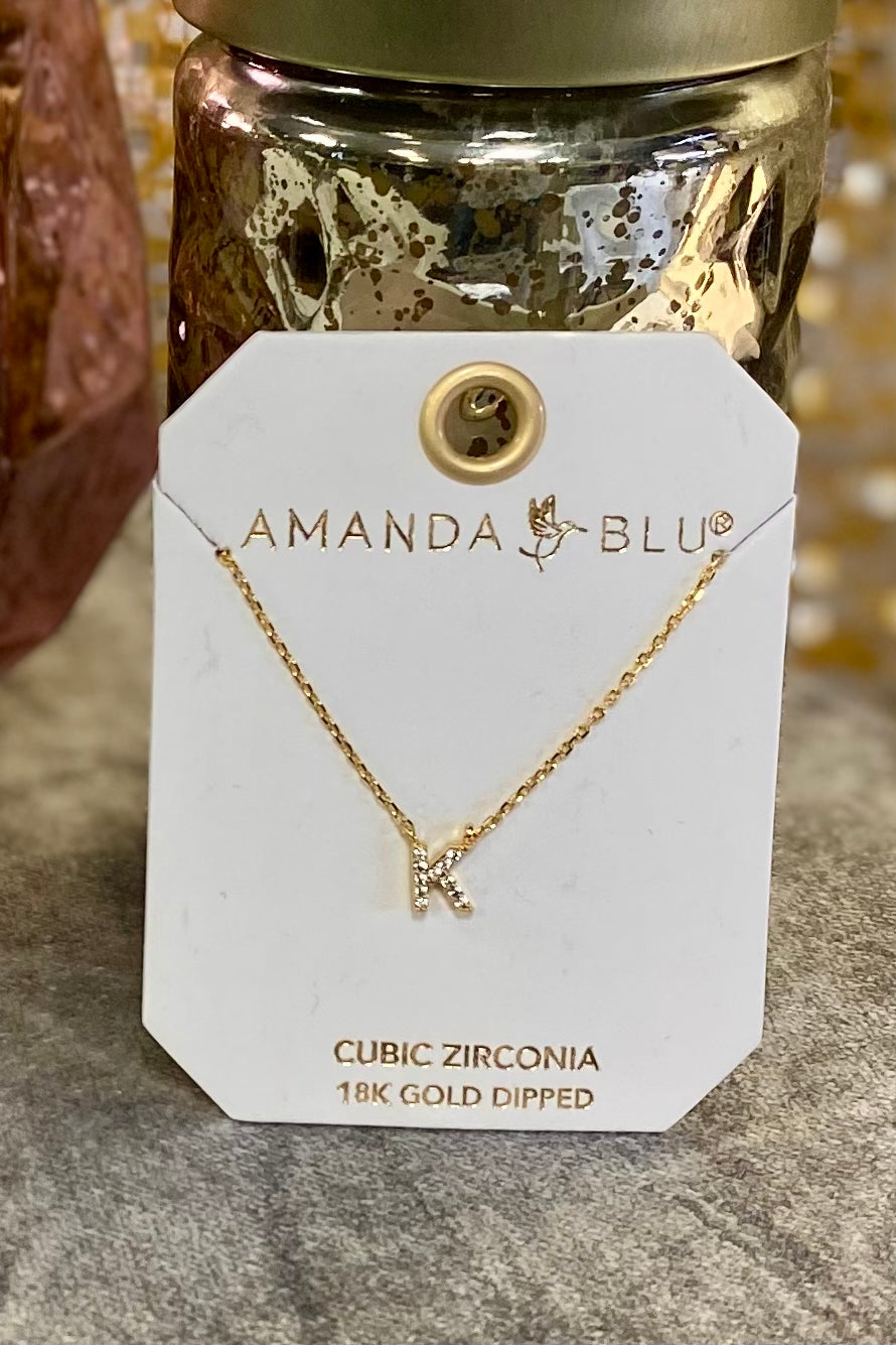 Amanda Blu Initial Necklace in Gold