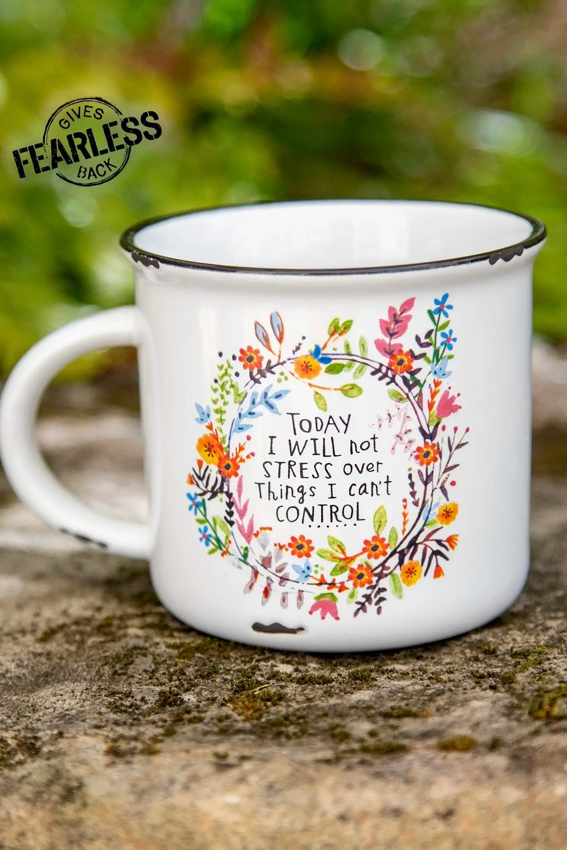 Natural Life Camp Mug- I Will Not Stress