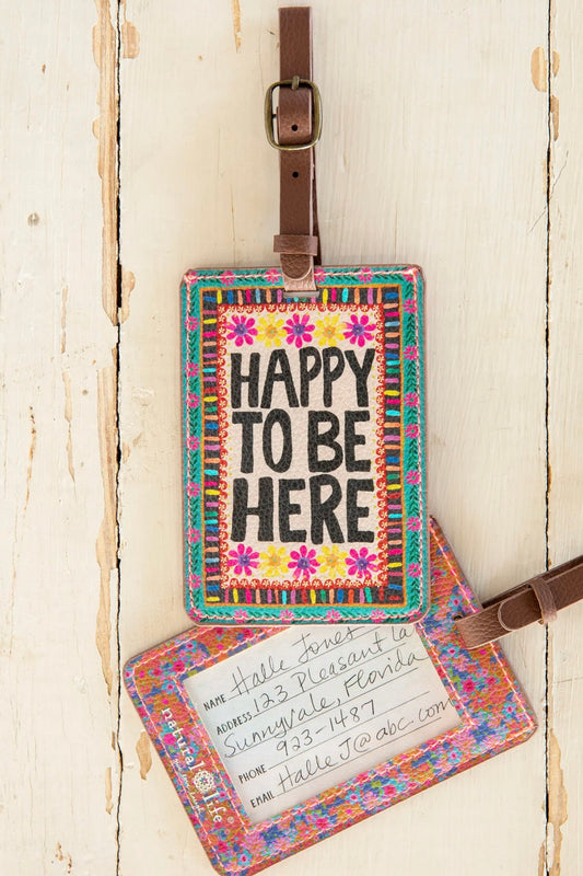 Natural Life Luggage Tag- Choose your style