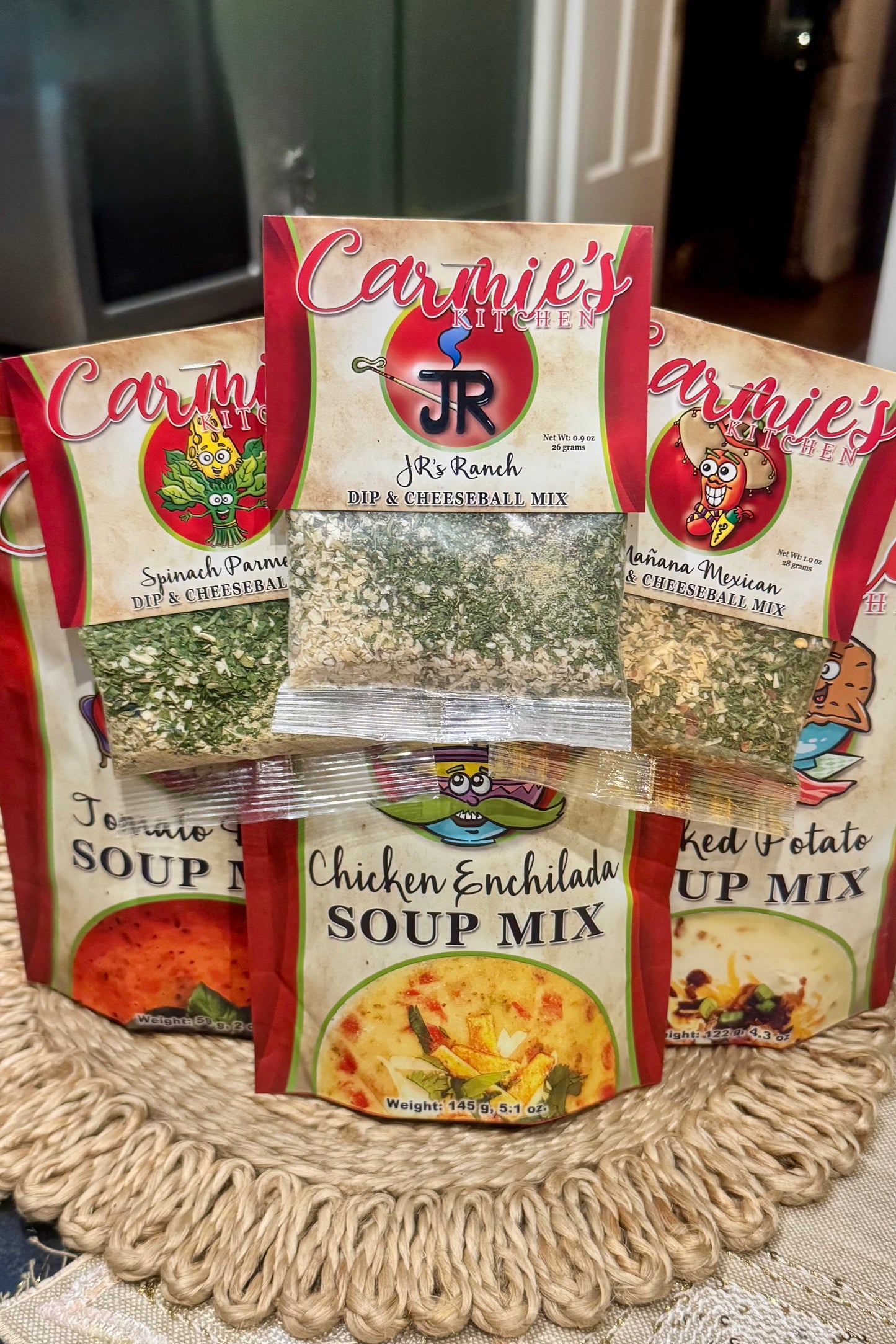 Carmie's Kitchen Soup and Dip Collection