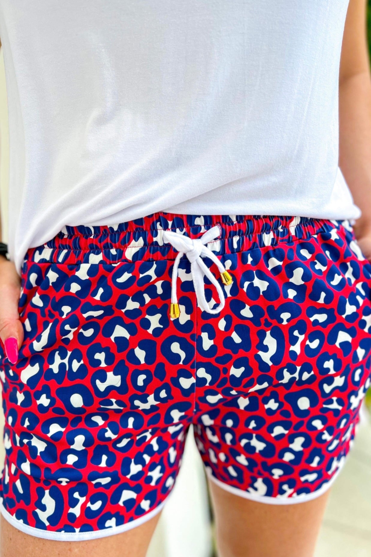 Party in the USA Drawstring Everyday Shorts