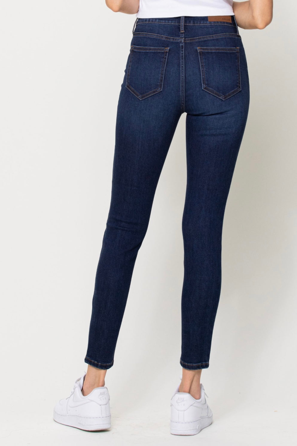 Cello High Rise Dark Denim Stretchy Skinny Jean