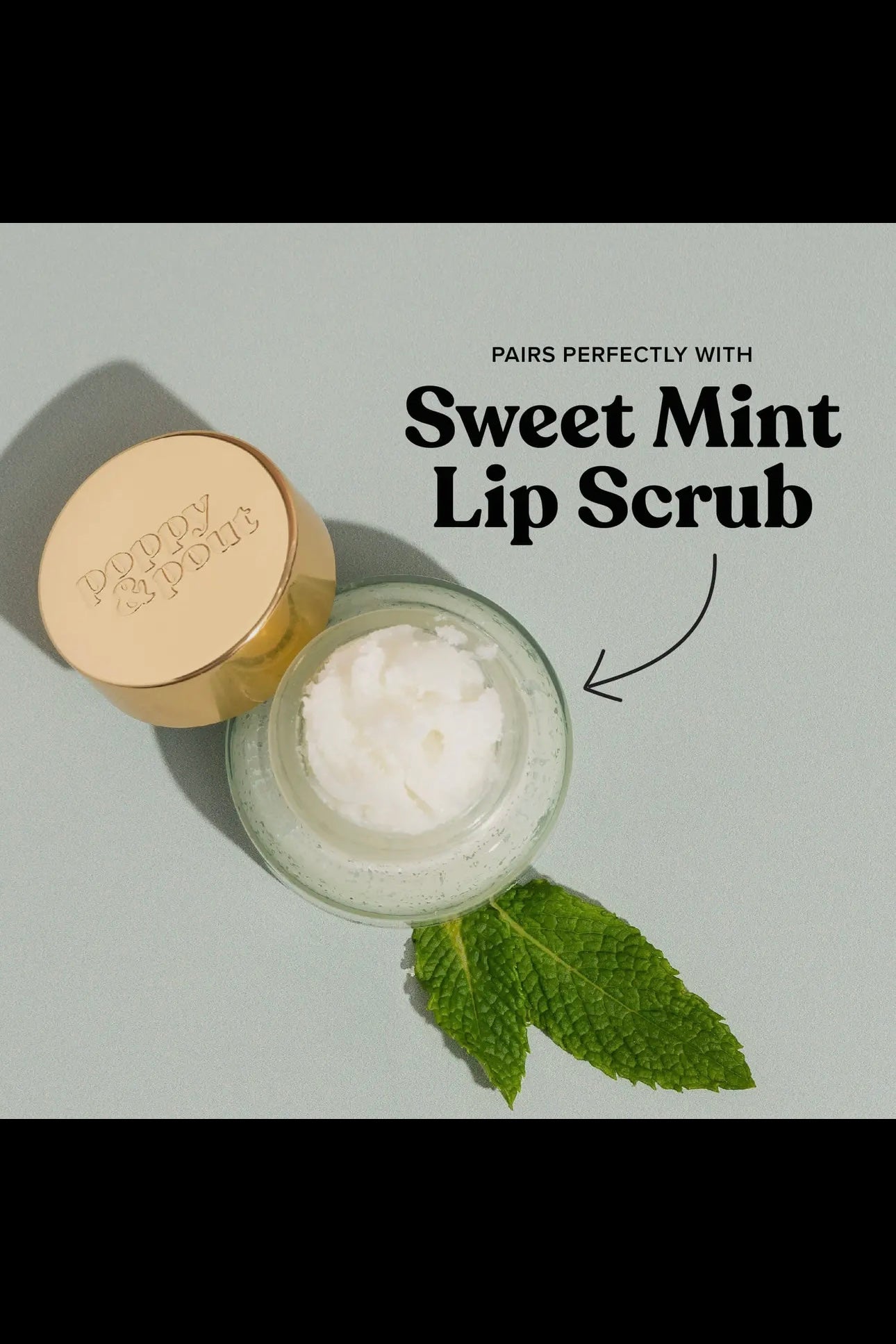 Poppy & Pout Sweet Mint Premium Organic Lip Balm