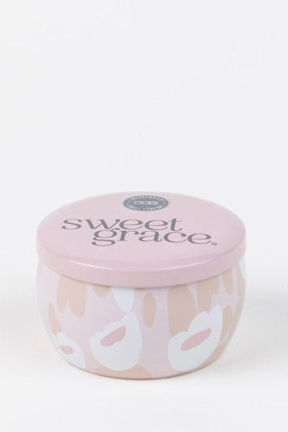 Sweet Grace Single Wick Candle in a Travelers Tin with Lid #59