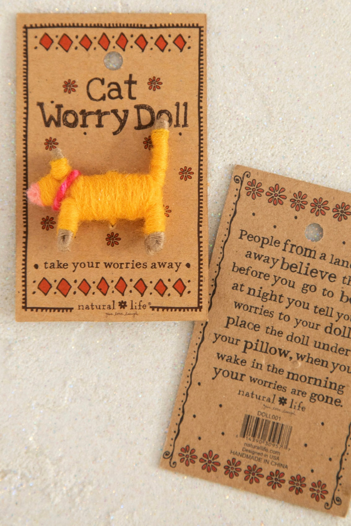 Natural Life Worry Doll