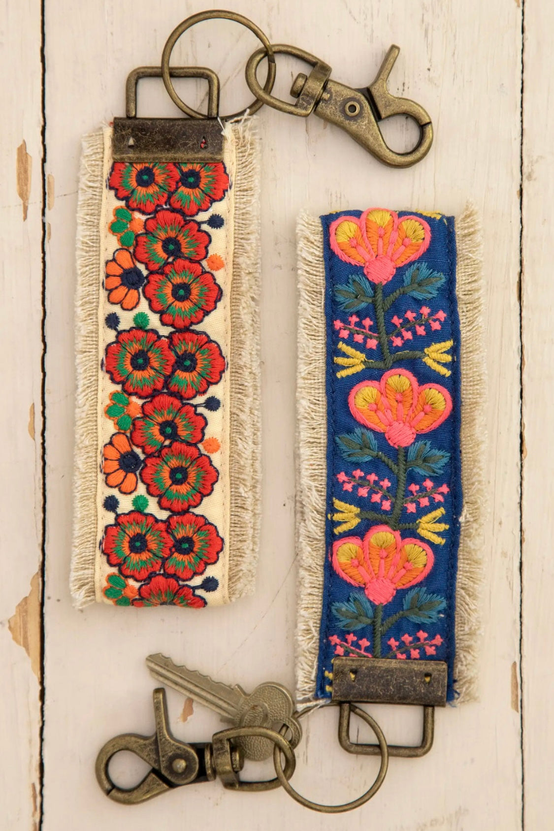 Natural Life Embroidered Key Fob (Choose from 4 styles.)