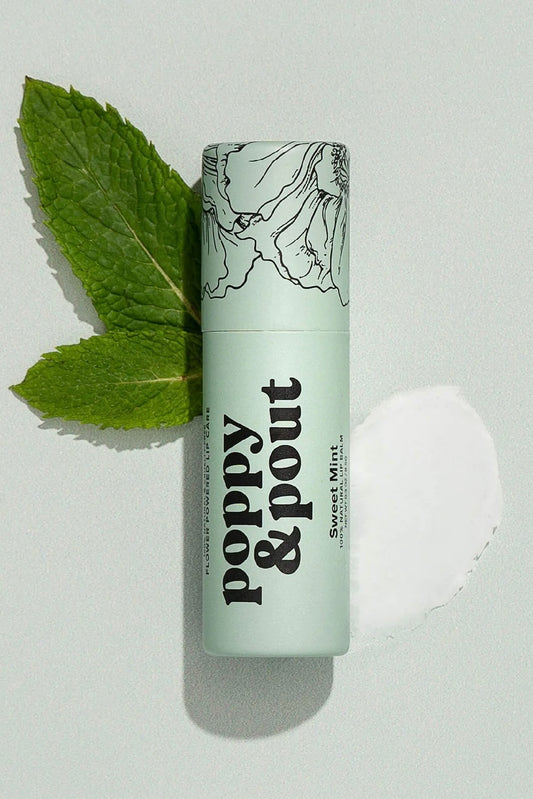 Poppy & Pout Sweet Mint Premium Organic Lip Balm