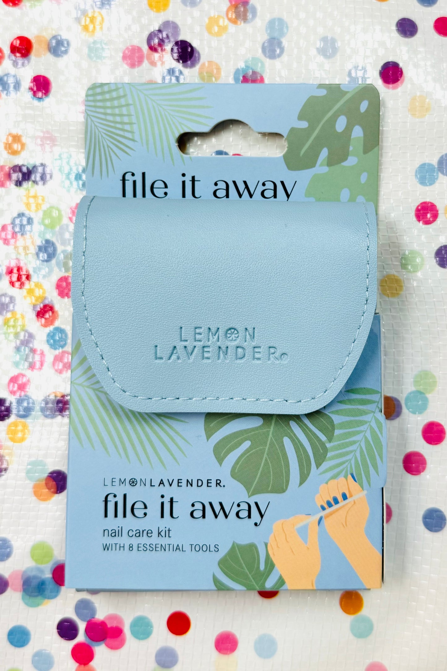 Lemon Lavender File It Away Nail Care Kit