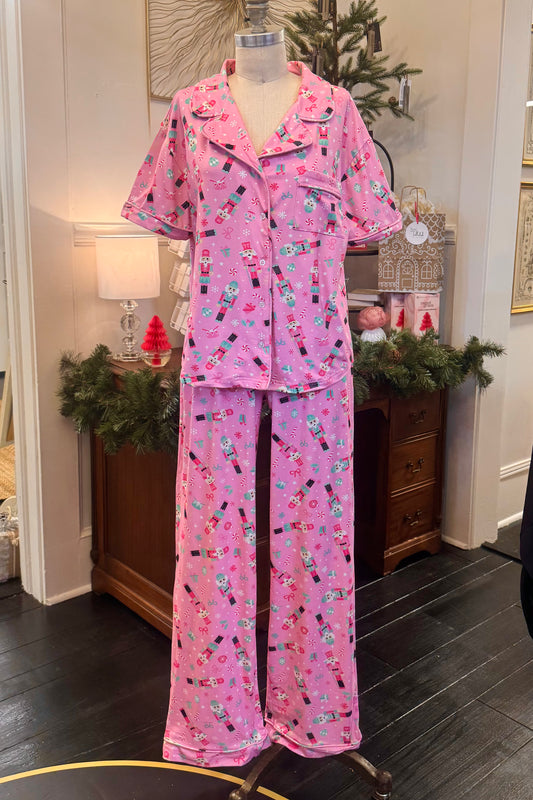 $25 SALE! Southern Couture Pink Nutcracker Pajama Set REG. $49.99