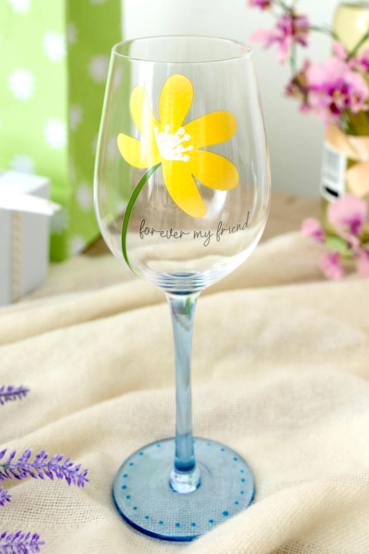 Forever My Friend 16 oz Wine Glass