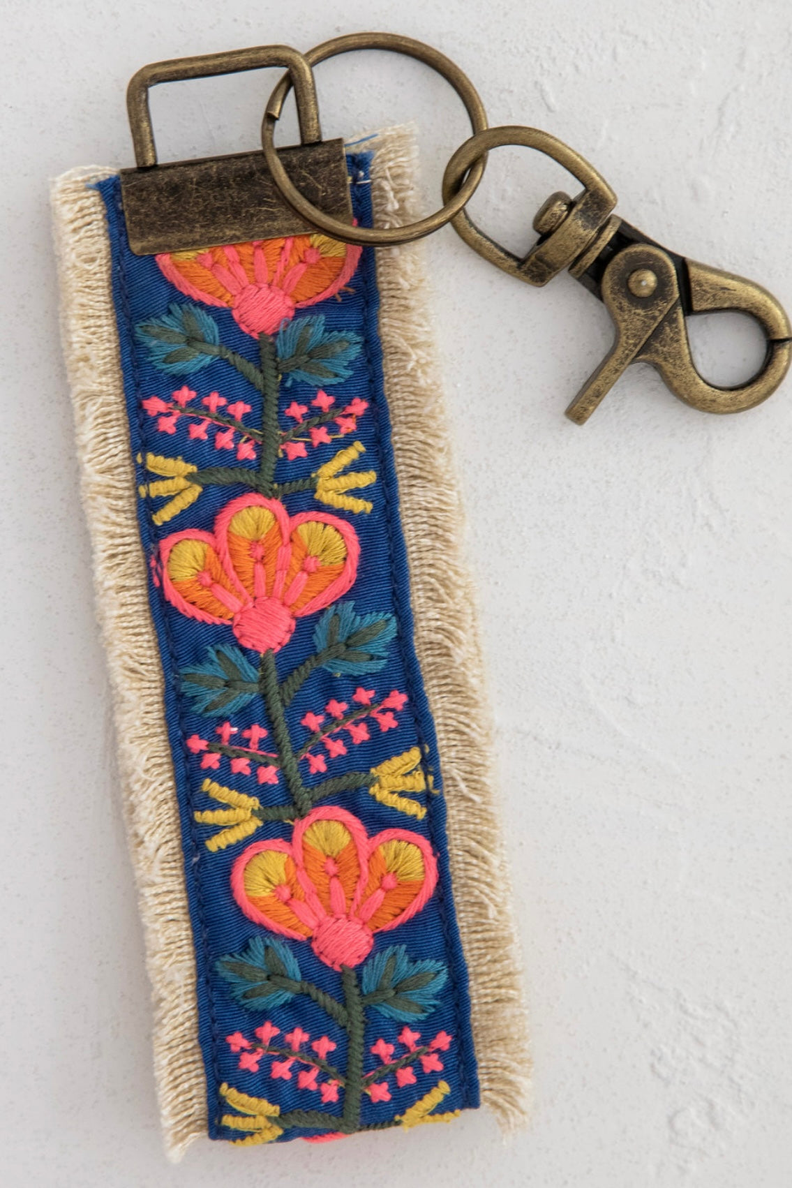 Natural Life Embroidered Key Fob (Choose from 4 styles.)