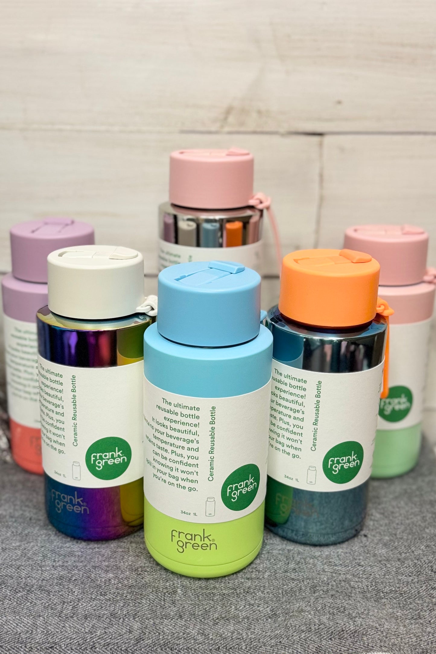 34 oz Limited Edition Frank Green Reusable Bottle with Ceramic Lining- HALF PRICE SUMMER SALE