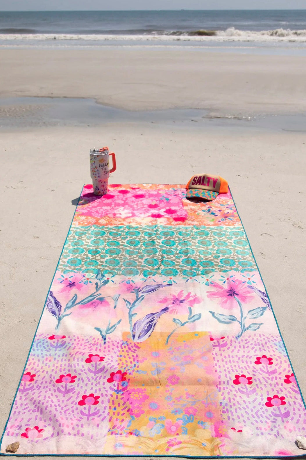 Natural Life Double-Sided Microfiber Beach Towel - Love Is Always The Answer