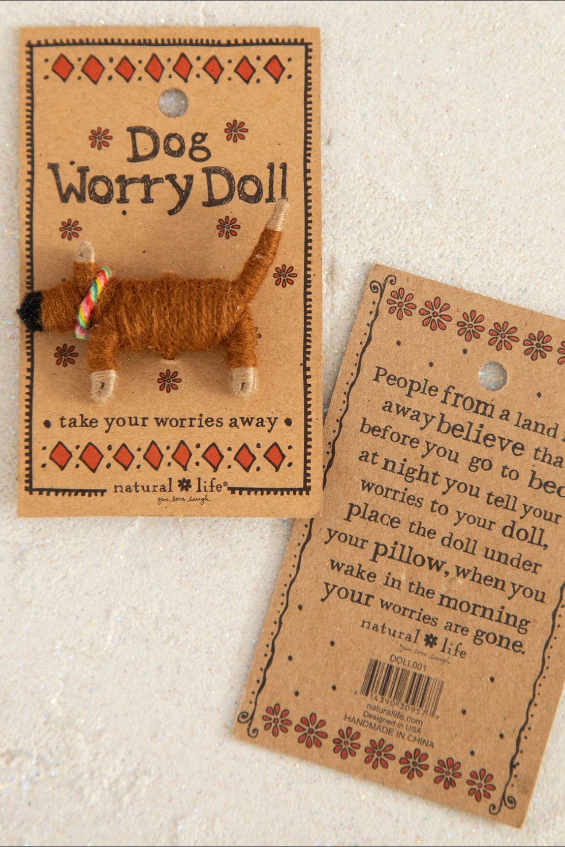 Natural Life Worry Doll