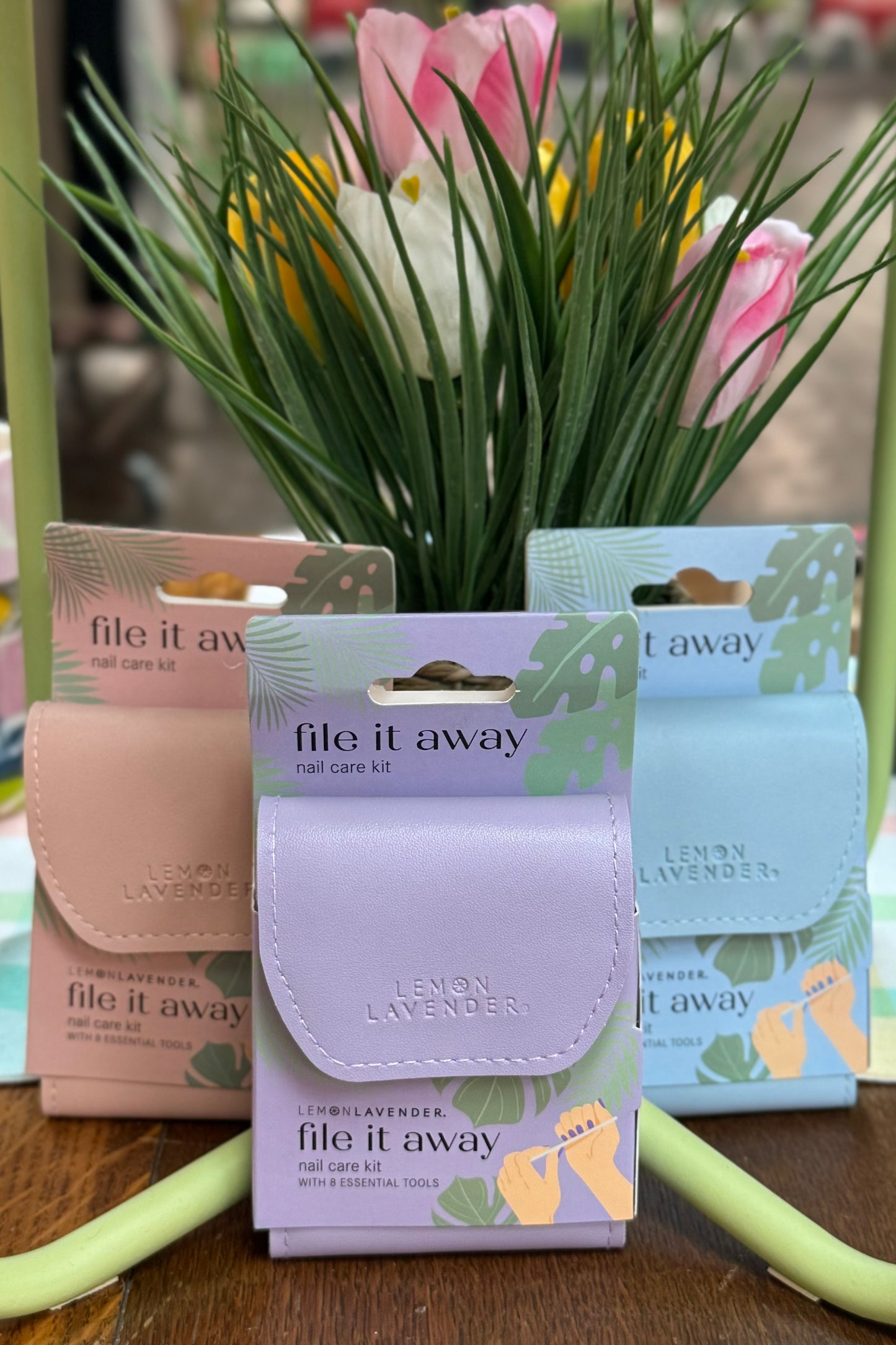 Lemon Lavender File It Away Nail Care Kit