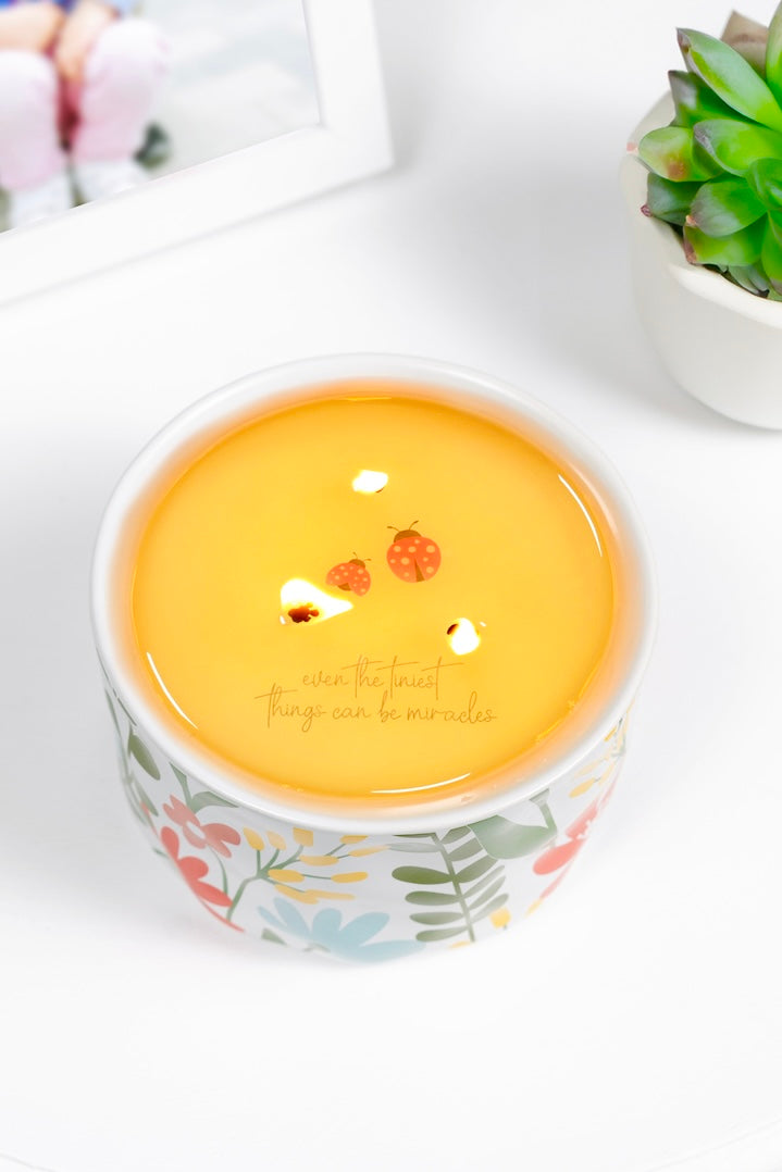 Miracles Wax Reveal Triple Wick Candle- Grateful Garden Collection