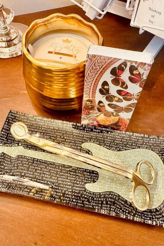 Bourbon Royalty Gold Candle Wick Trimmer ￼